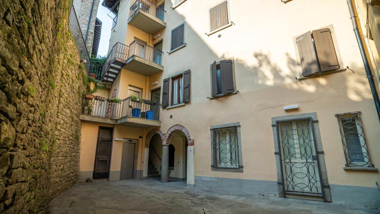 Splendida Vista Su Citta Alta Bérgamo Exterior foto
